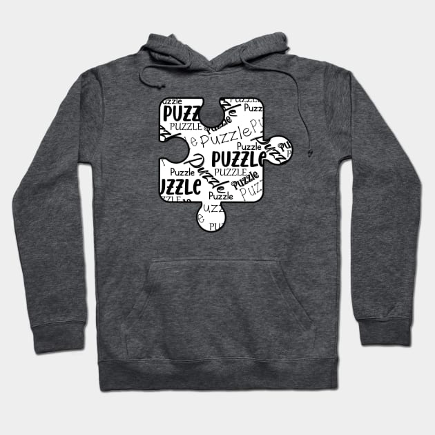 Puzzle Piece Hoodie by Mey Designs